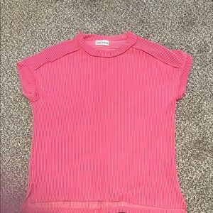 Pink Striped Kids Shirt